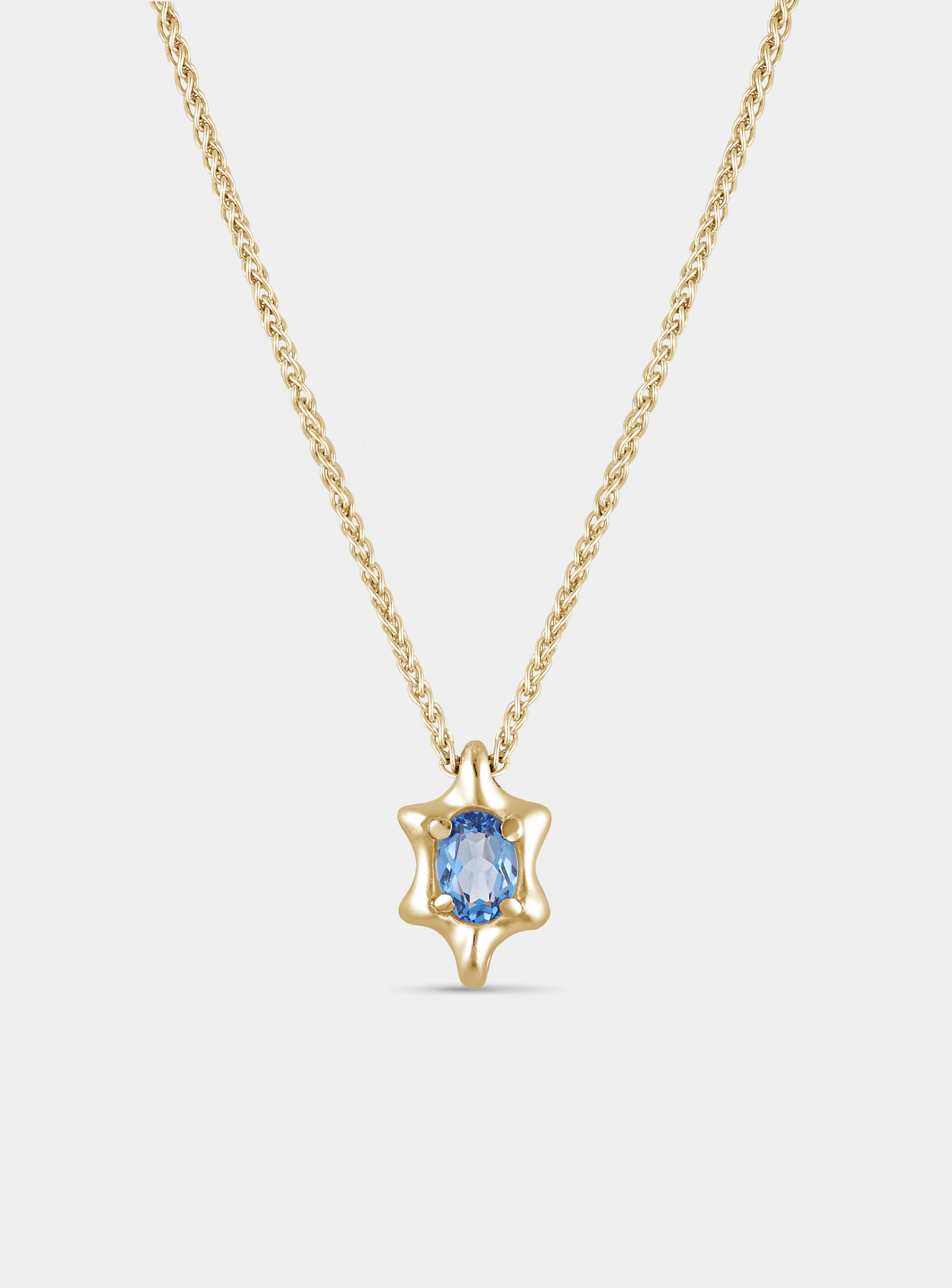 6 Point Pendant Gold - Image 4