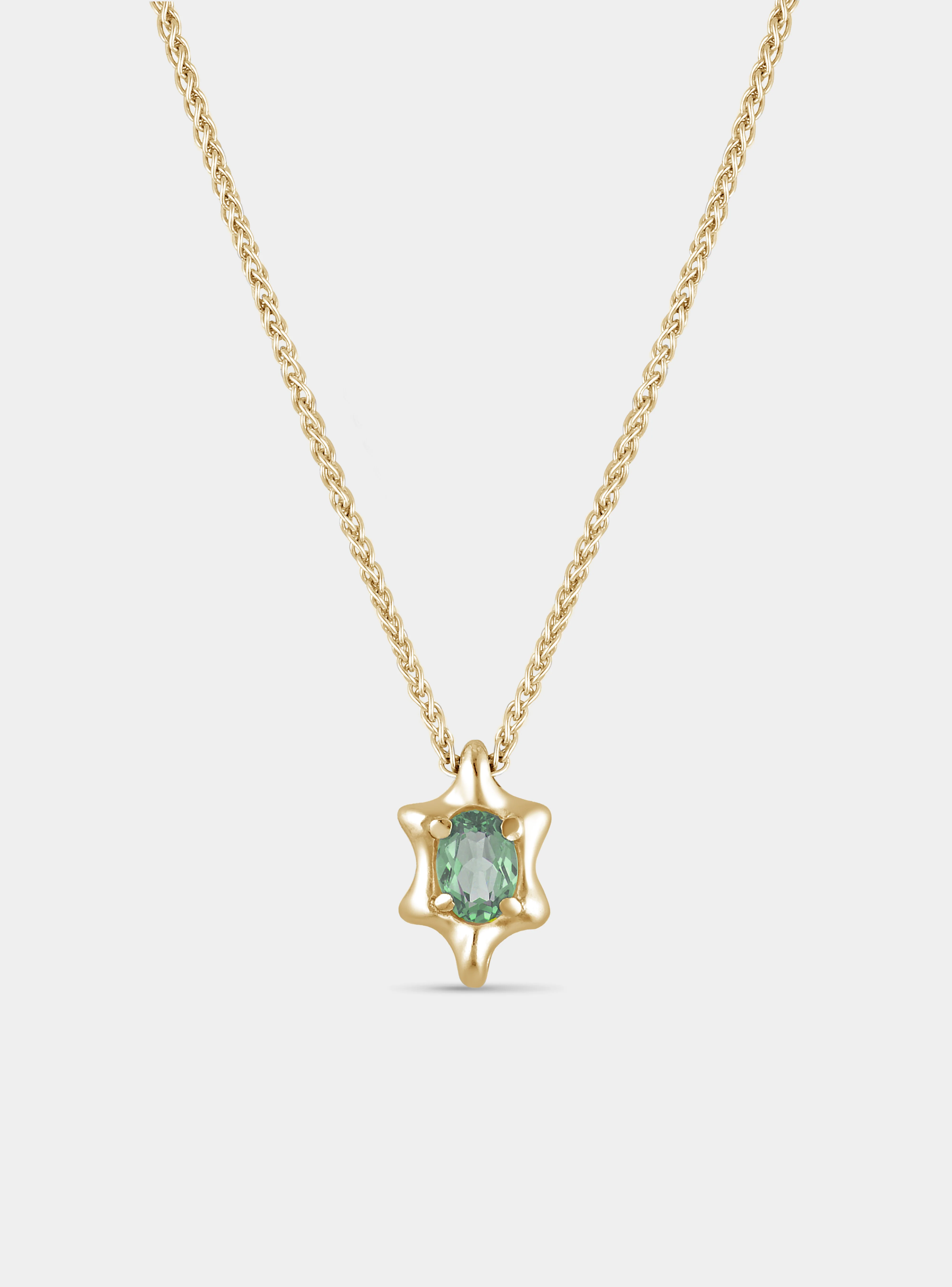 6 Point Pendant Gold - Image 6