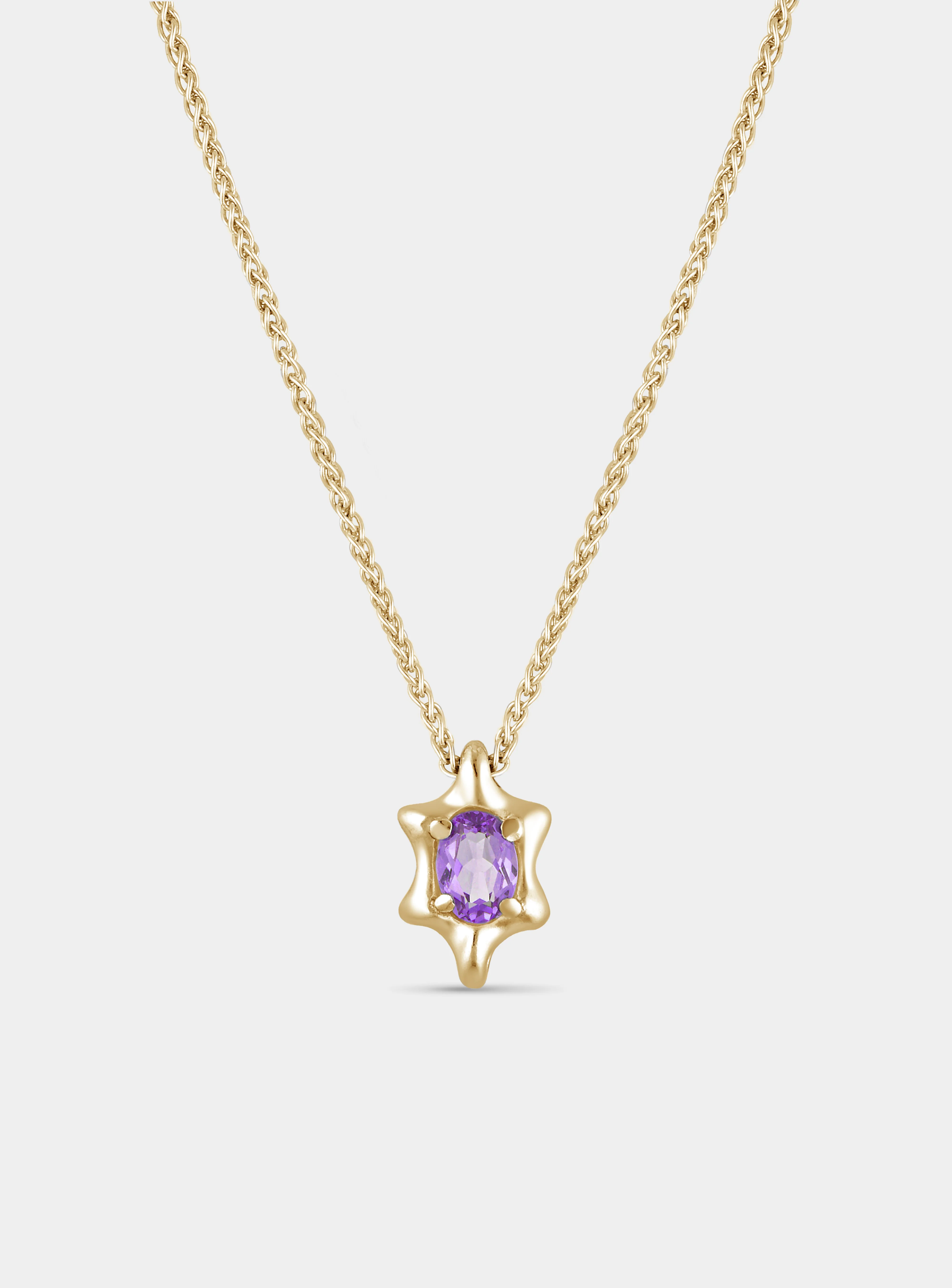 6 Point Pendant Gold - Image 7