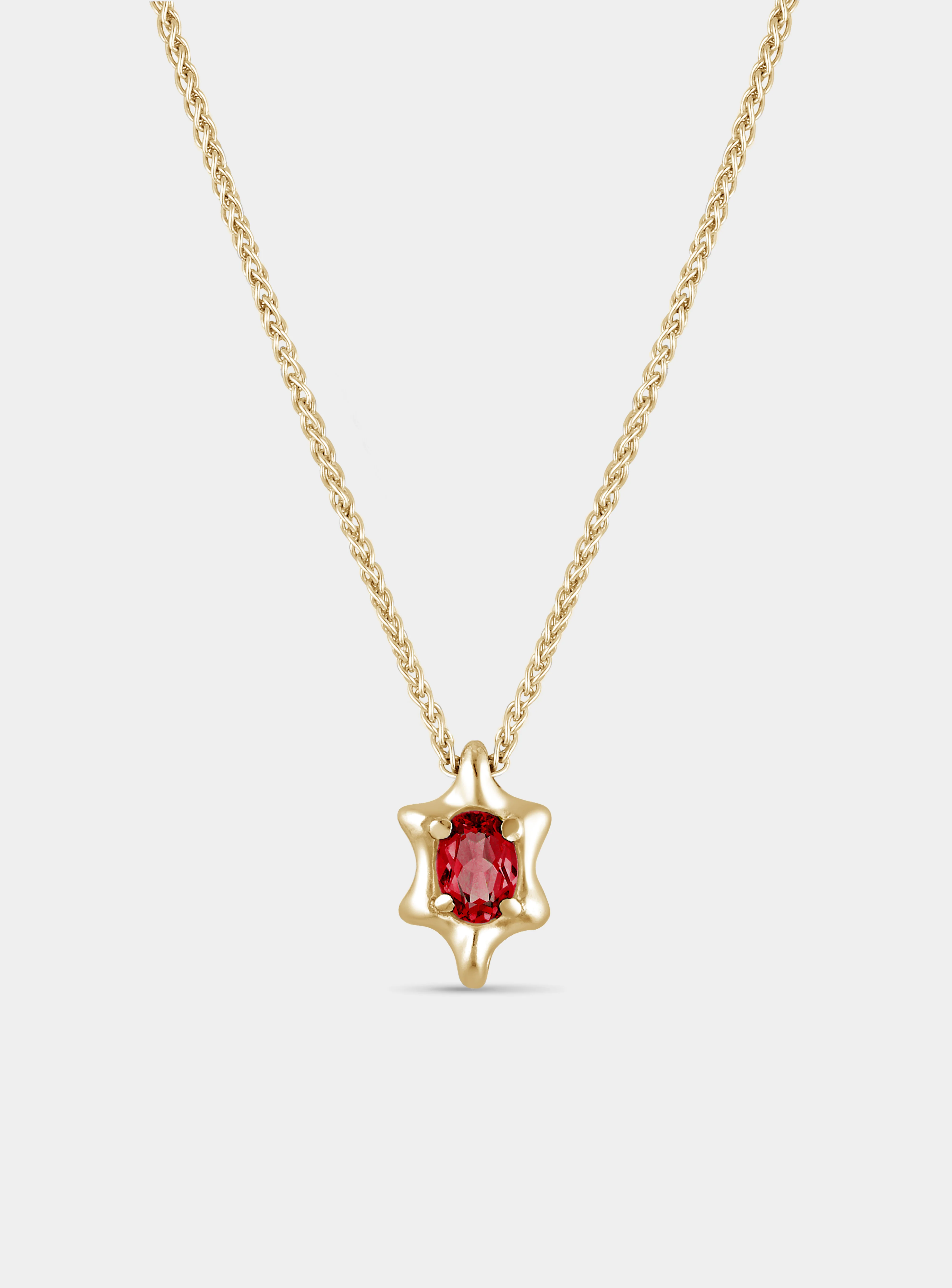 6 Point Pendant Gold - Image 8
