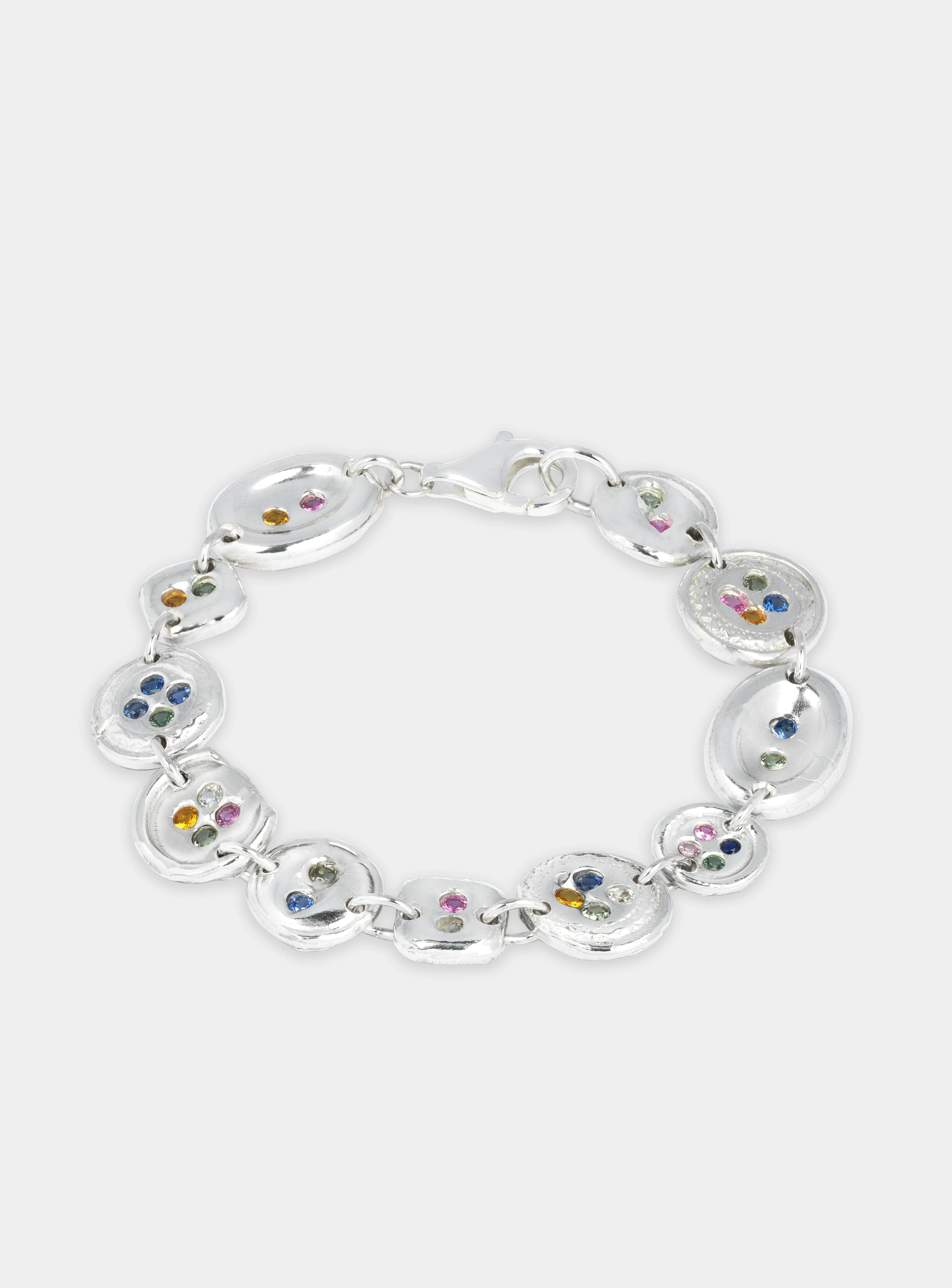 Button Bracelet Gem
