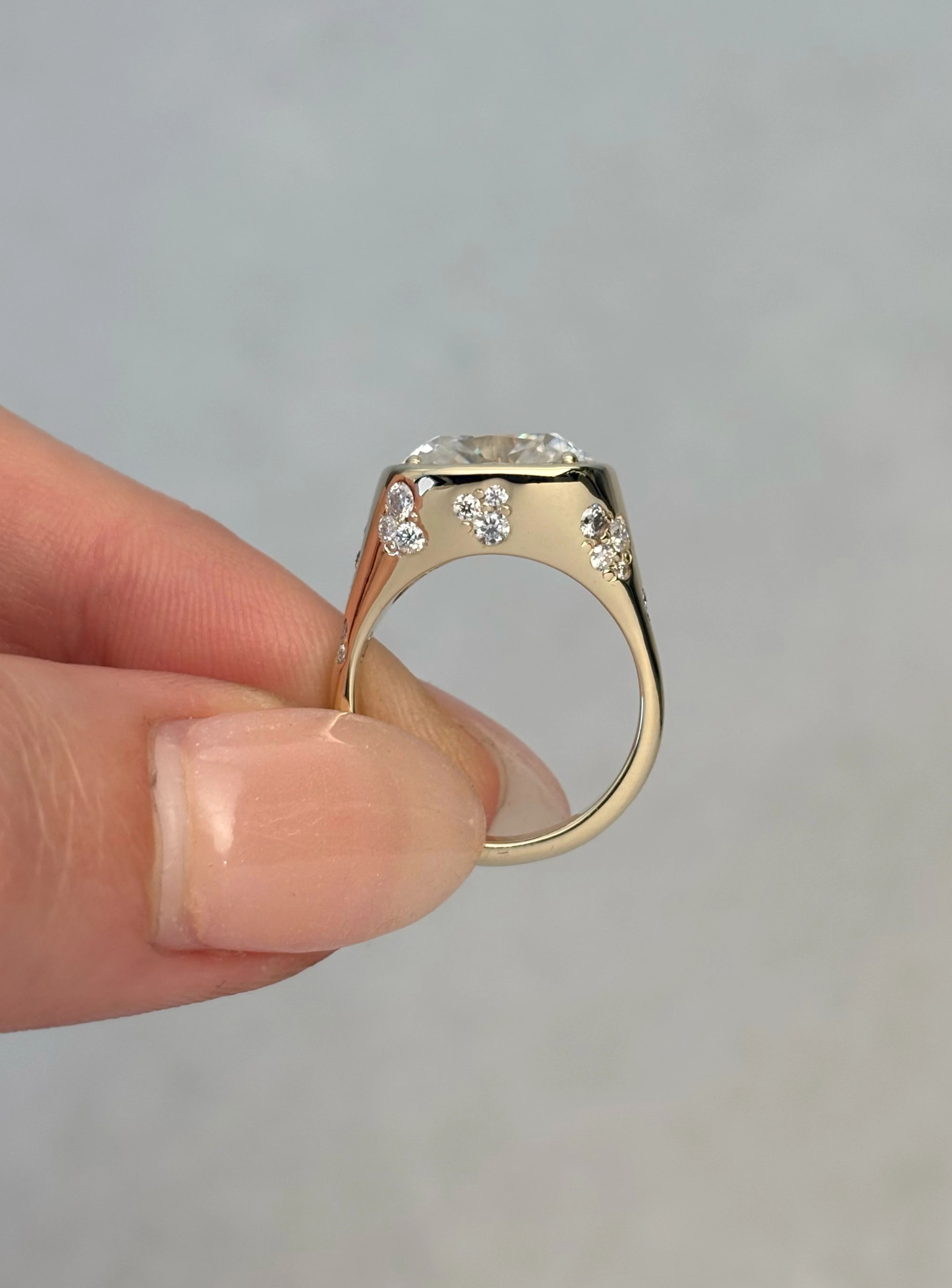 Pave Cushion Ring - Image 5