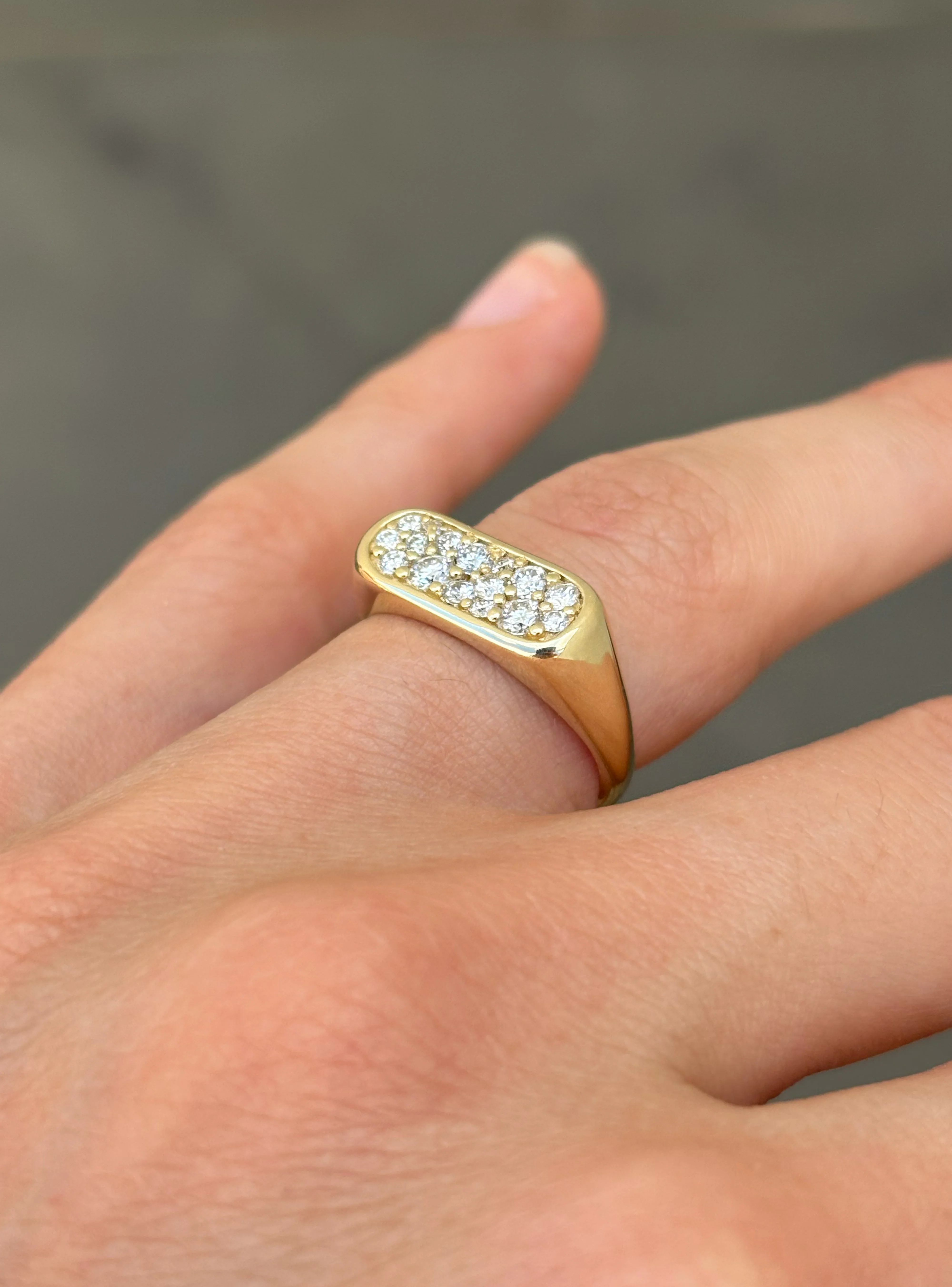 Slim Signet Gold - Image 3